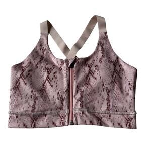 Earth Republic Pink Wireless Front Closure Sports Bra Women's Size Small | 54-32
